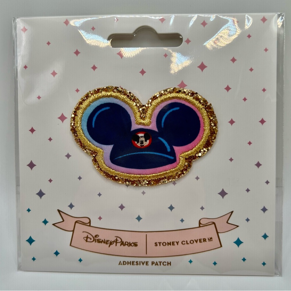 Disney x Stoney Clover Lane Disneyland Mickey Mouse Ear Hat Adhesive Patch NWT